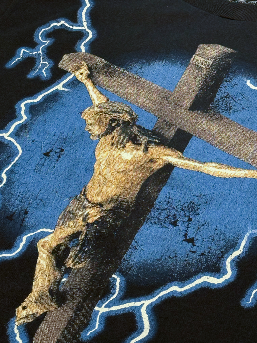 "Lightning Strikes " Jesus American Thunder  - Blue