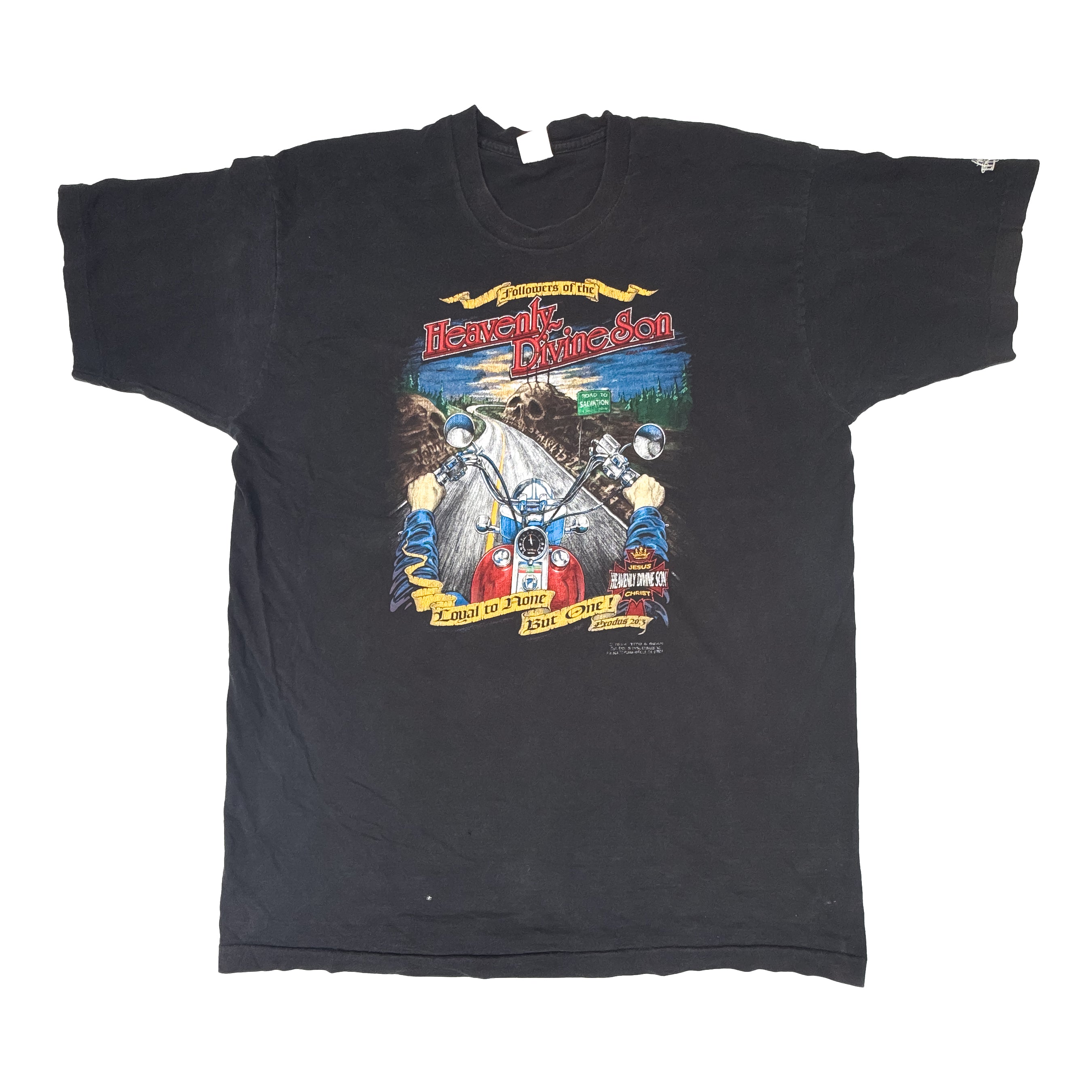 Heavenly Divine-Son - Harley Parody(3X) – Vintage Jesus Tees