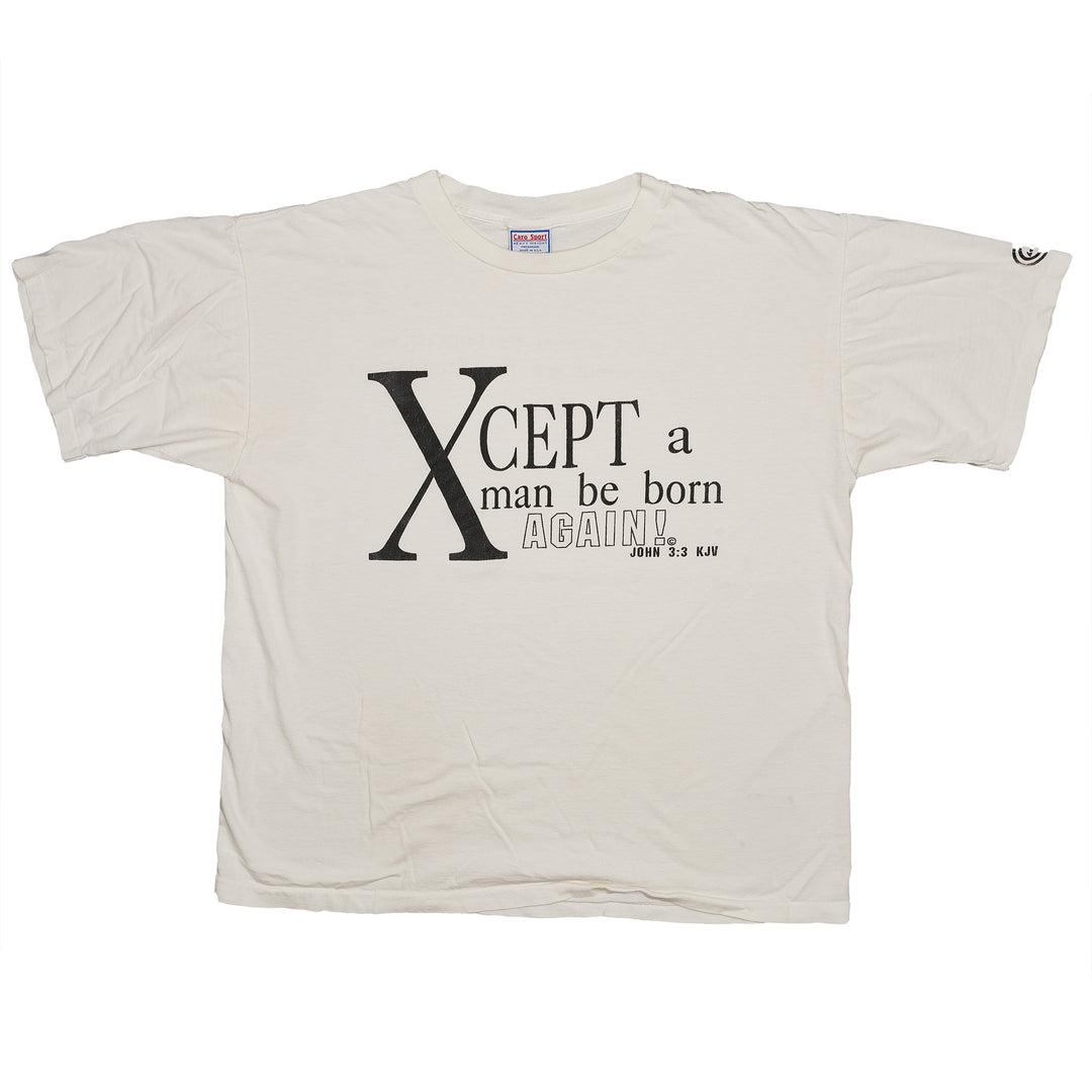 Xcept a man be born again